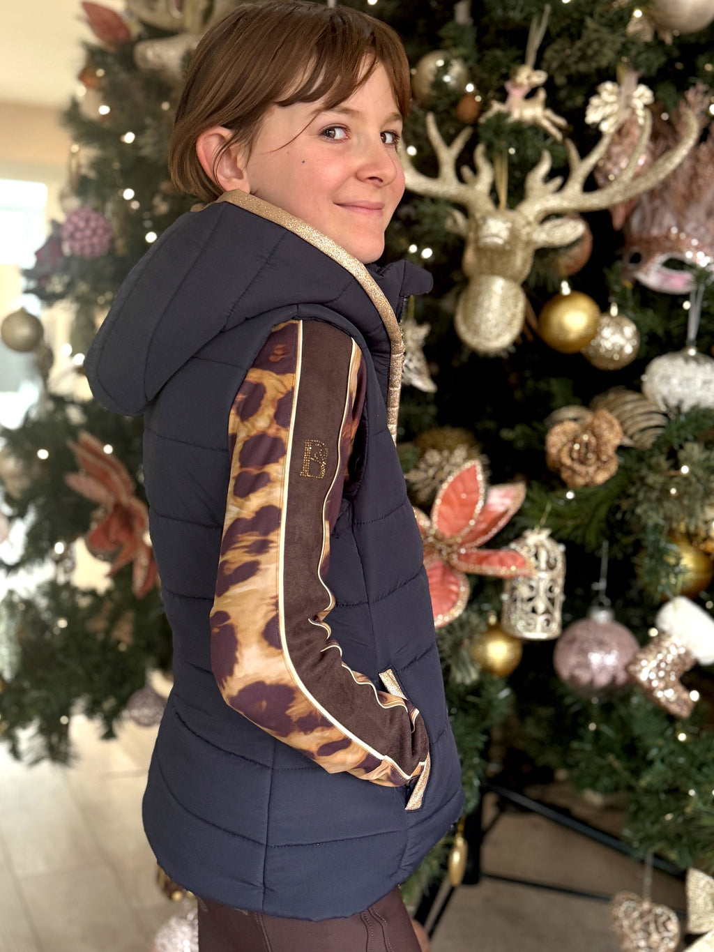 Legacy Navy & Champagne Gilet