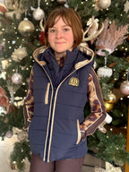 Legacy Navy & Champagne Gilet