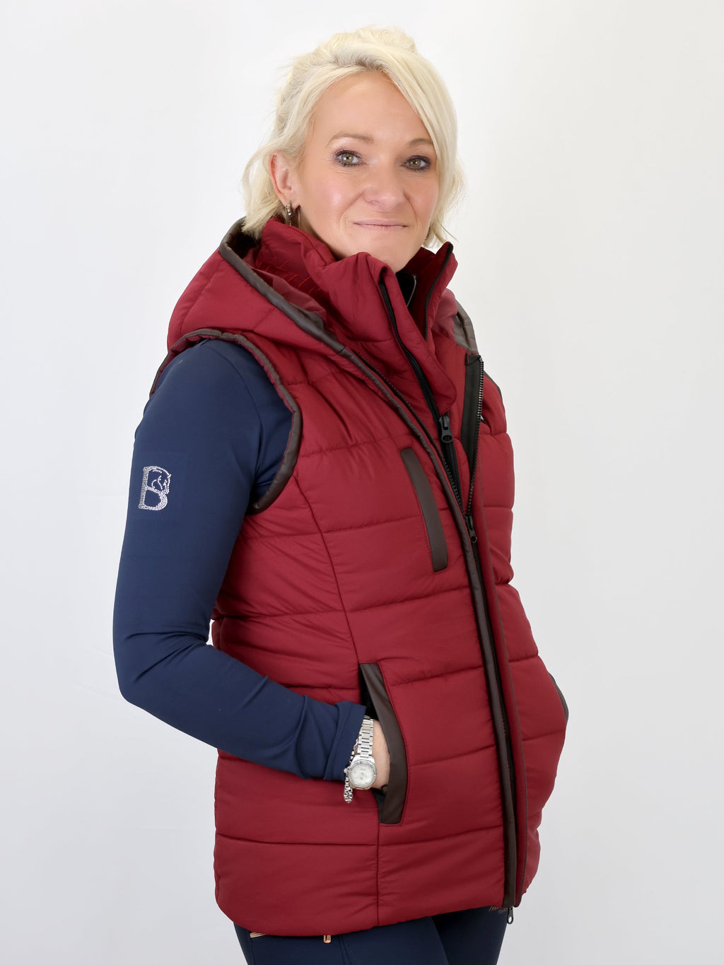Legacy Burgundy Gilet