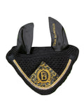 Bonnet - Black & Leopard Print