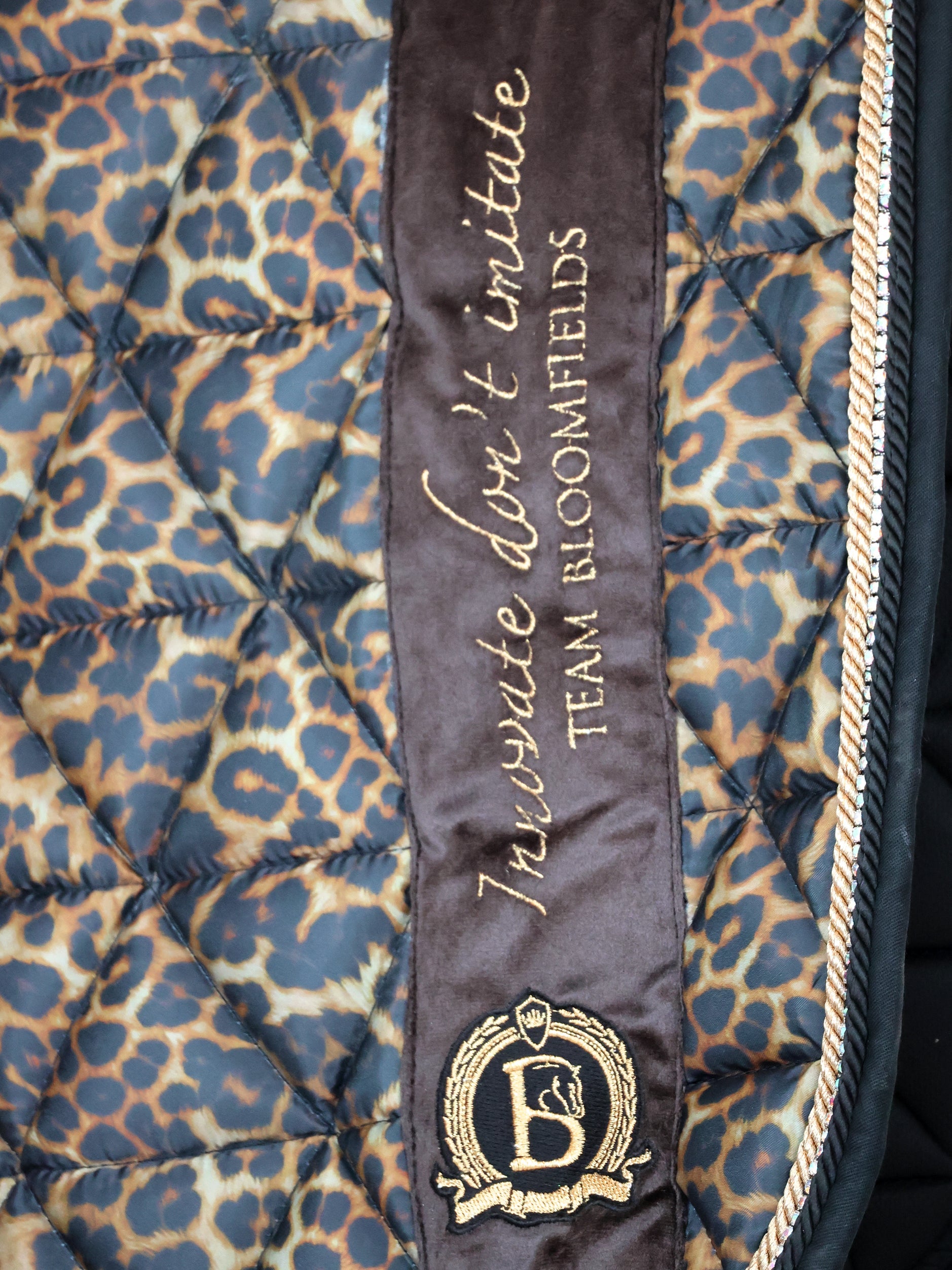 Saddle Pad - Leopard Print Jump