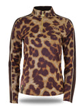 Kids Leopard Print Long Sleeve Base Layer