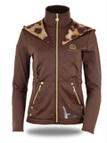Brown Jacket & Leopard Detail