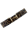 Belt - Leopard Print Gold Snaffle