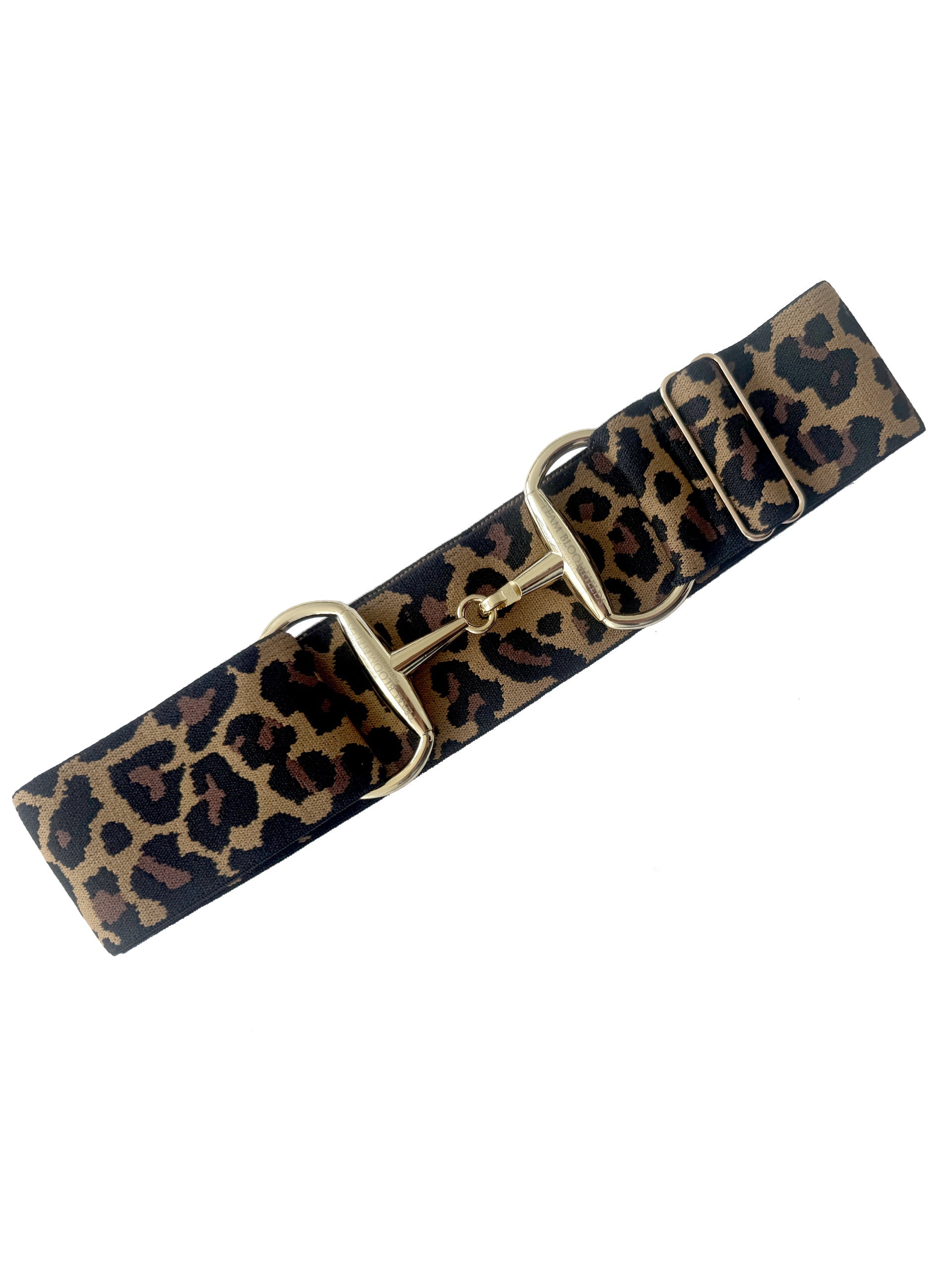 Belt - Leopard Print Gold Snaffle