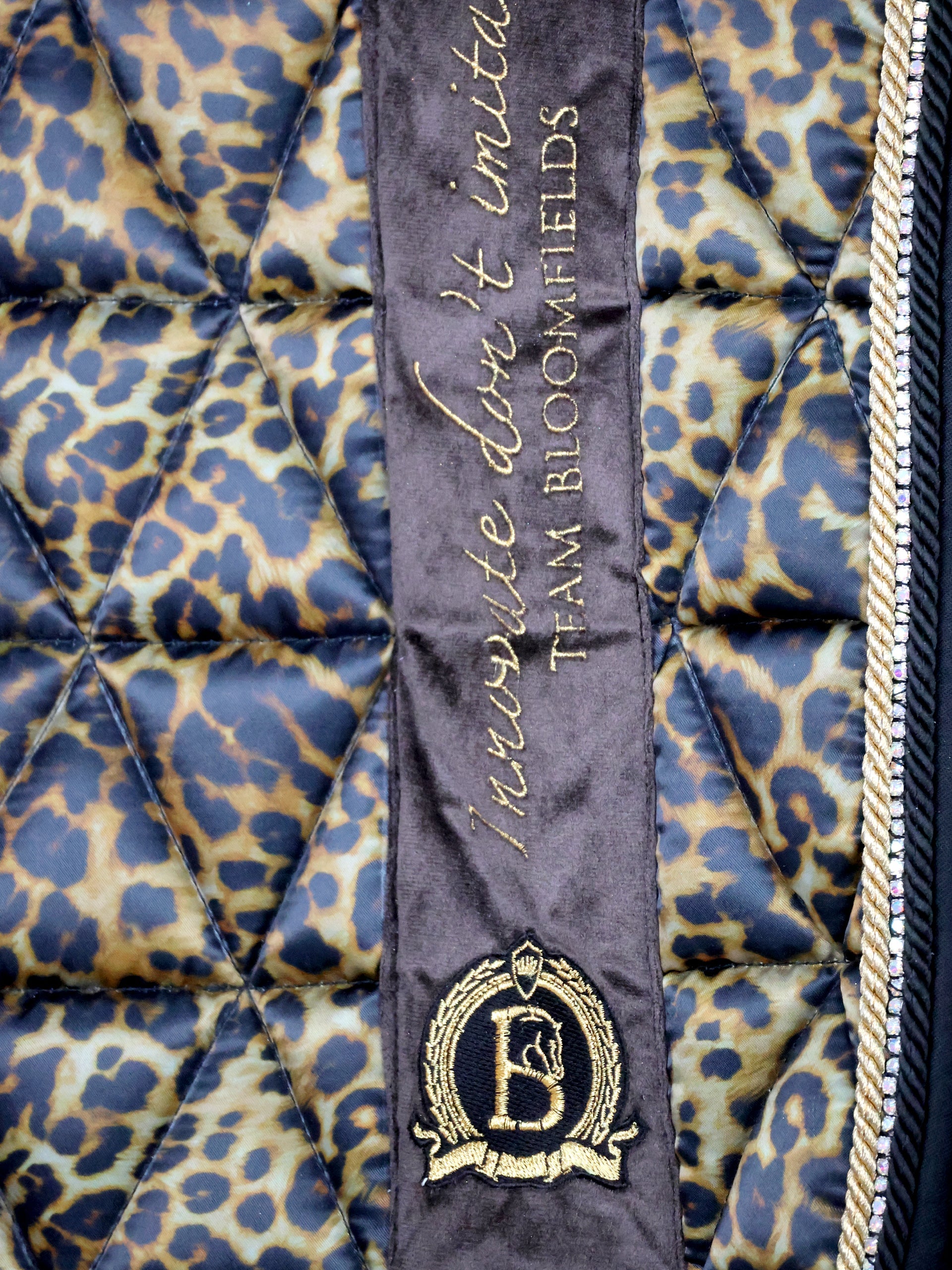 Saddle Pad - Leopard Print Dressage