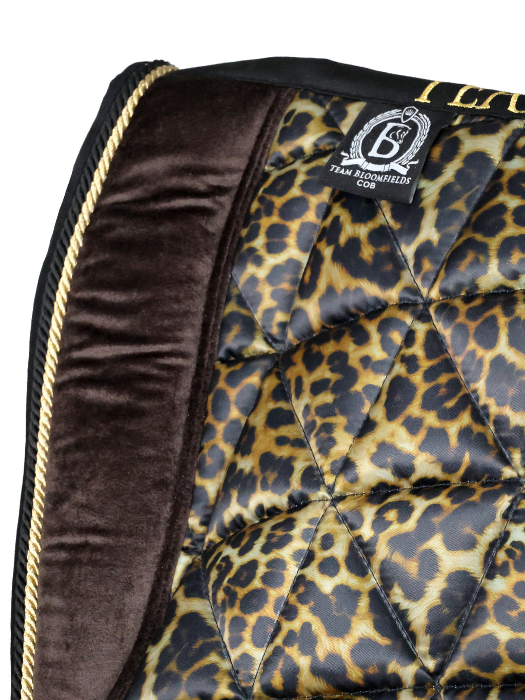 Saddle Pad - Leopard Print Dressage