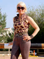 Leopard Print Sleeveless Base Layer