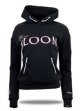 Kids Lexi Hoodie - Black & Pink Bubble