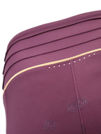 Kids Maya Mulberry Pleated Leggings