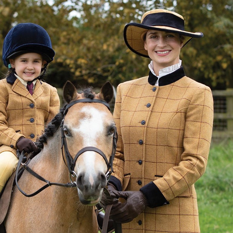 Longline Wheatley Tweed Leaders Jacket / Dress + Hat