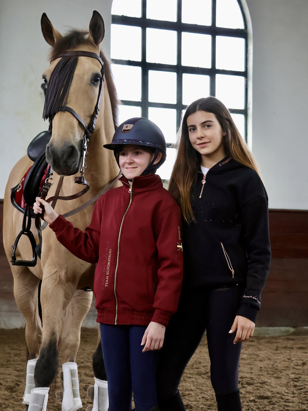 Kids Felicity Burgundy Showerproof Jacket