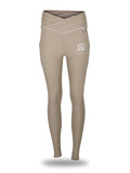 Kids Maya Beige Pleated leggings