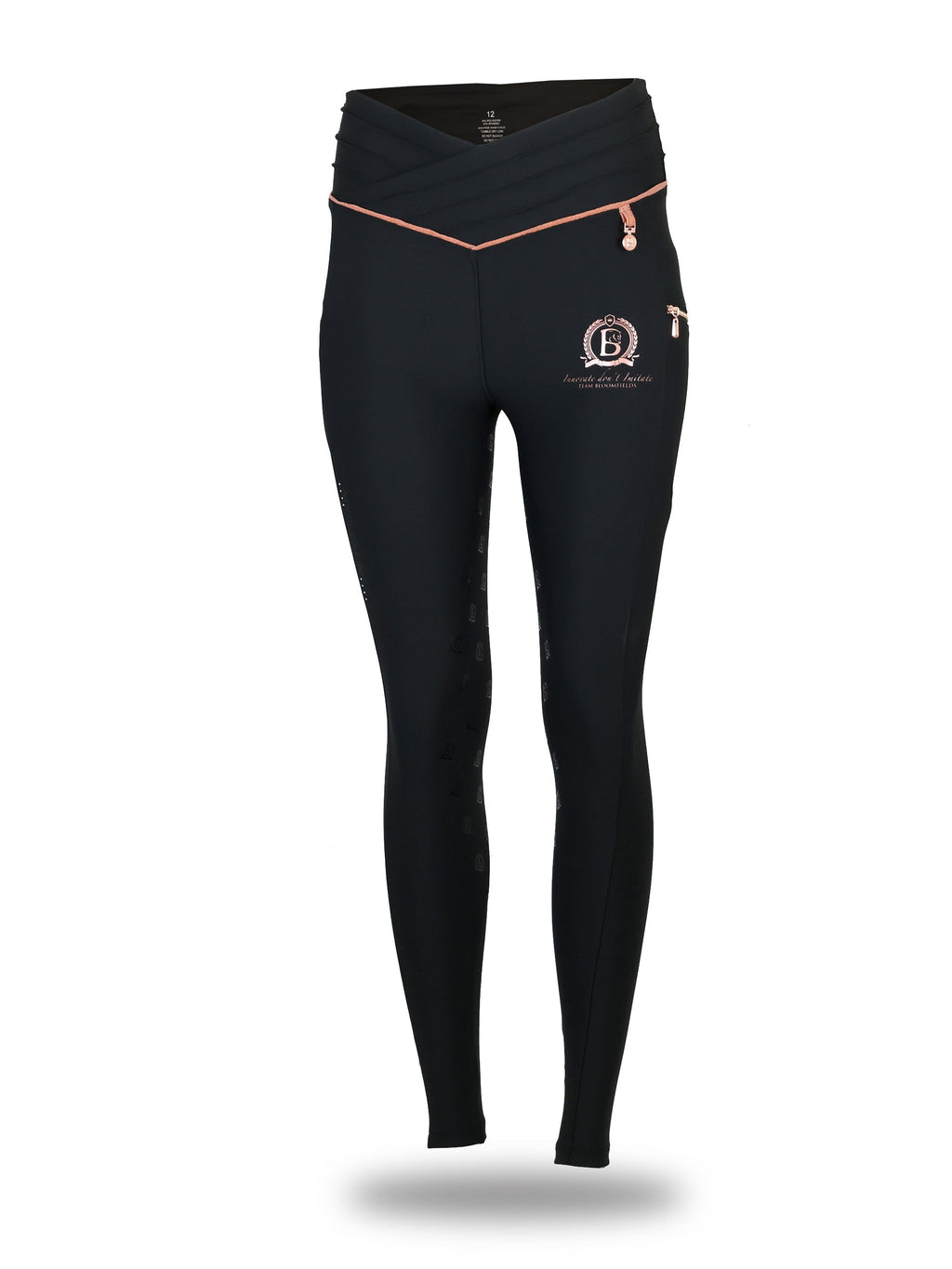 Kids Maya Black Pleated leggings