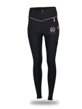 Kids Maya Black Pleated leggings