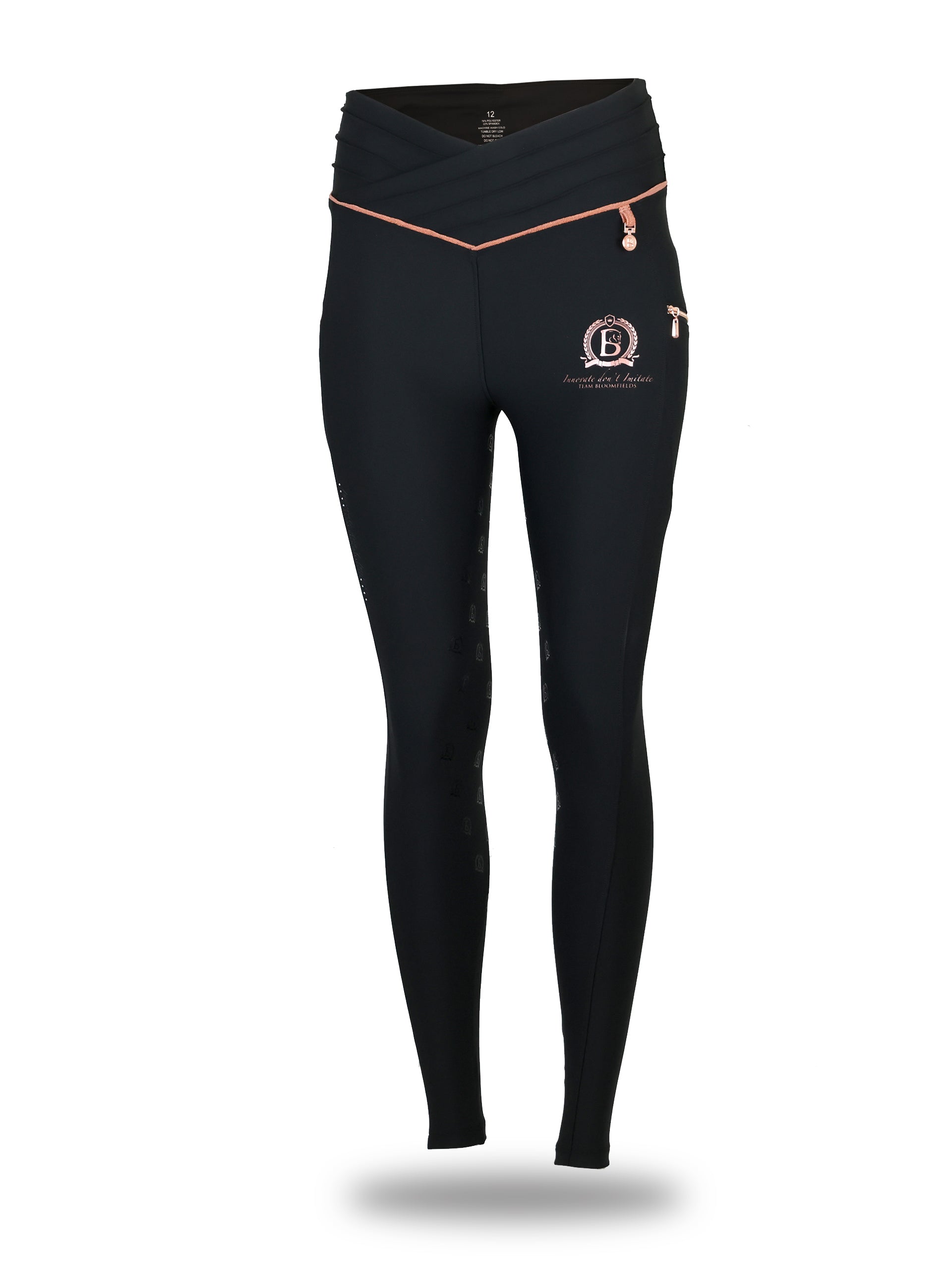 Kids Maya Black Pleated leggings