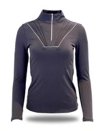 Kids Maya Grey Pleated Base Layer