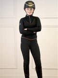 Kids Maya Black Pleated Base Layer