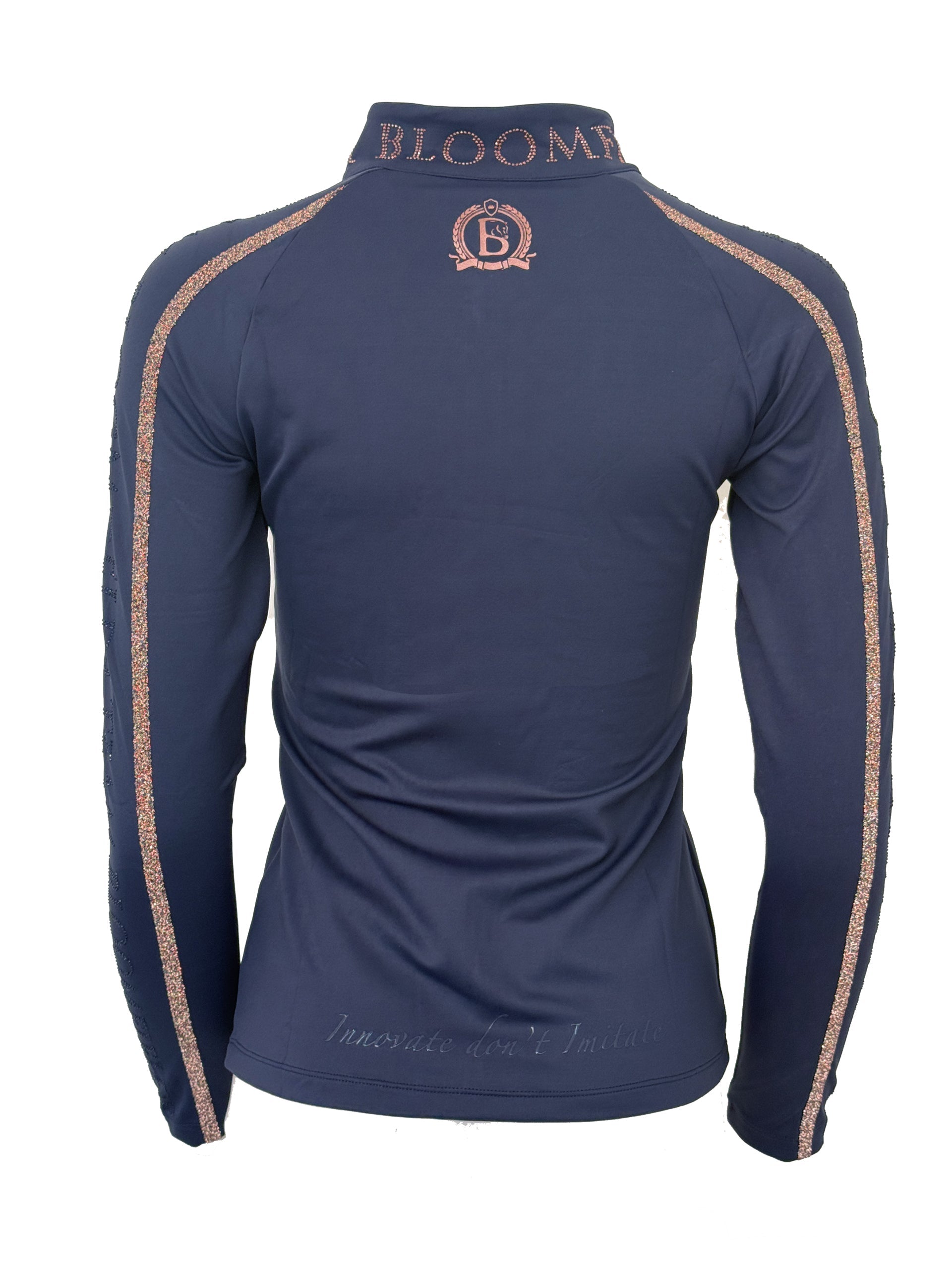 Kids Caitlin Crystal Navy Training Jacket