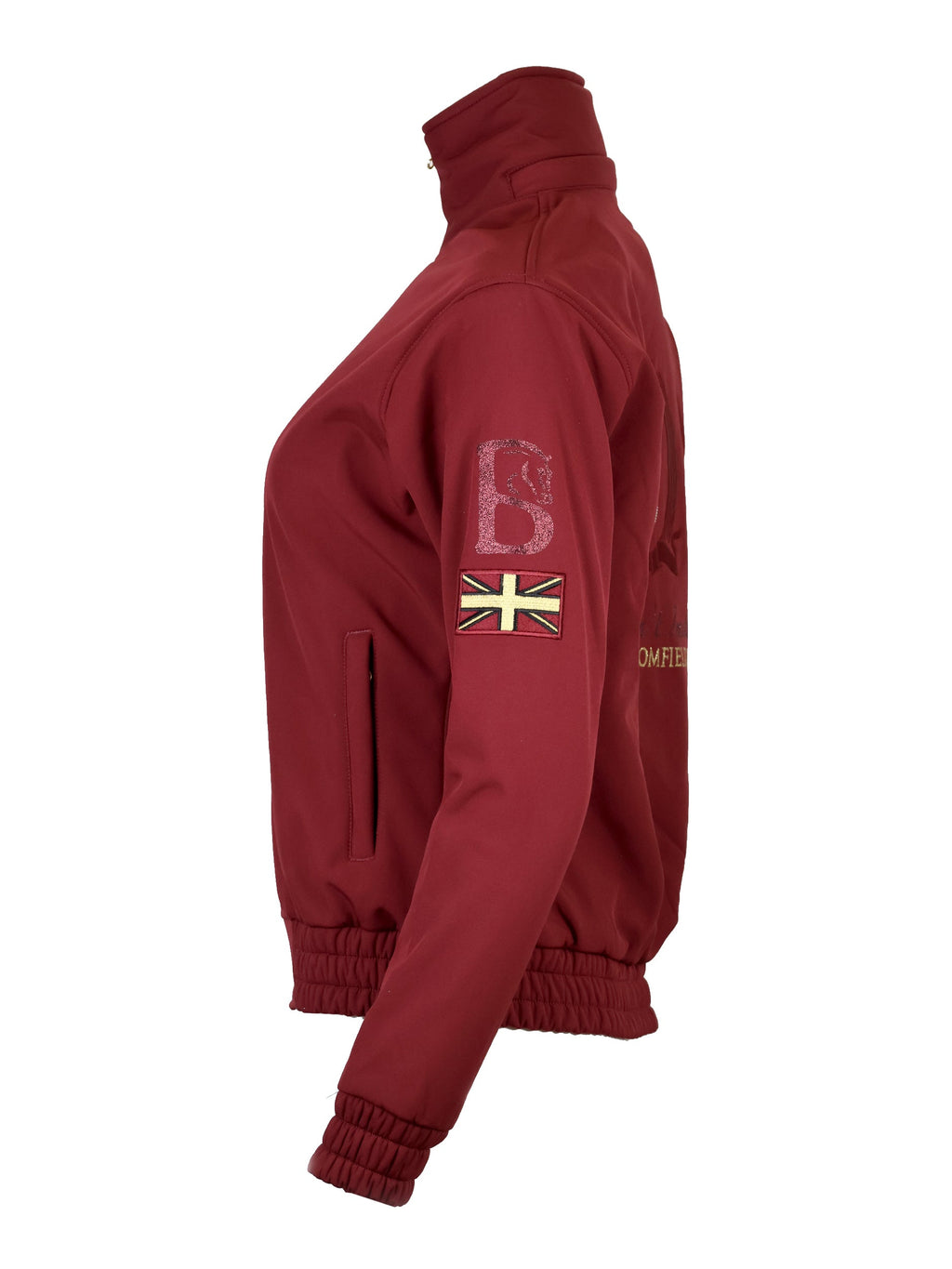 Kids Felicity Burgundy Showerproof Jacket