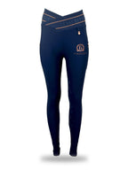 Kids Celeste Navy Crystal leggings