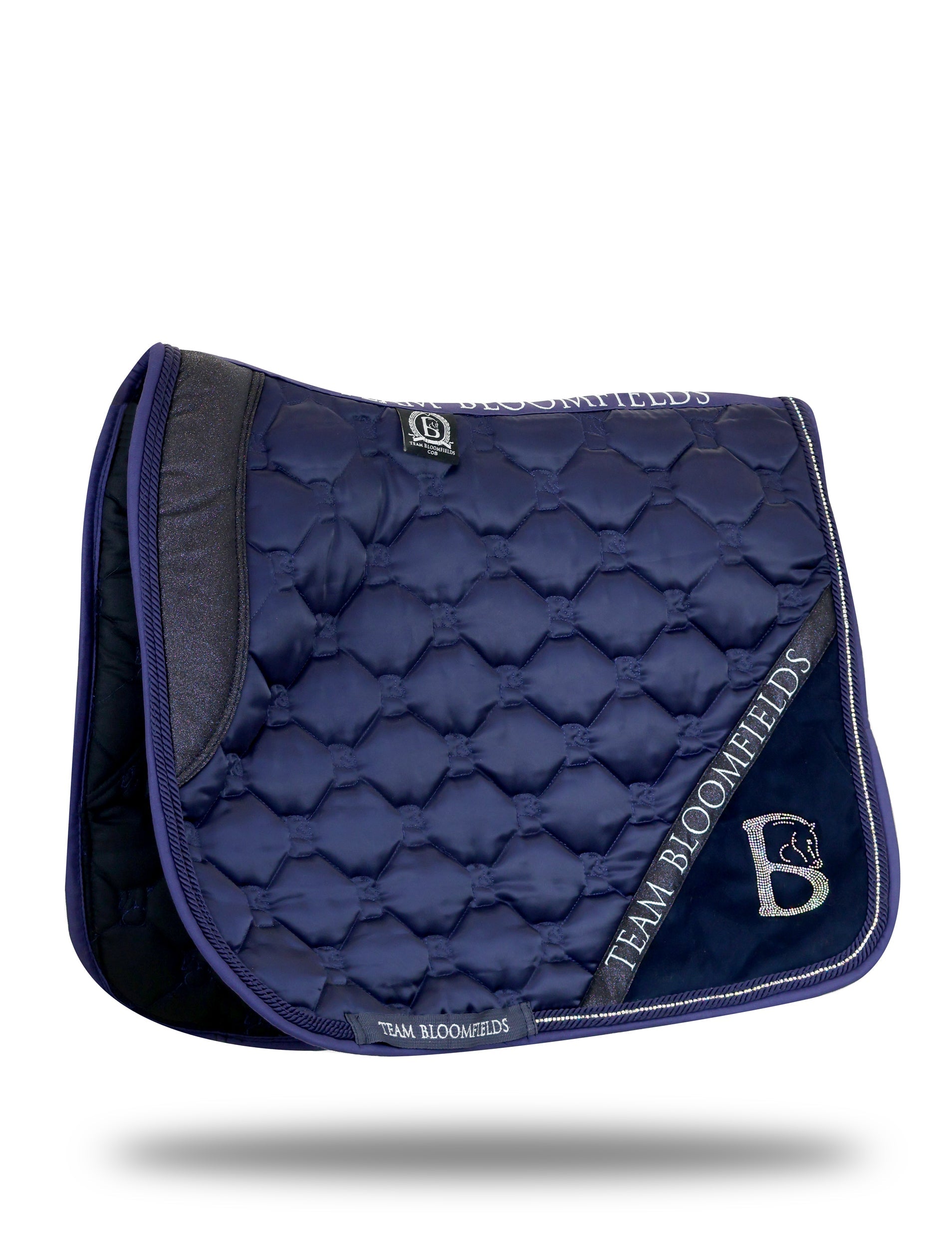 Saddle Pad - Navy & Navy Sparkle Dressage
