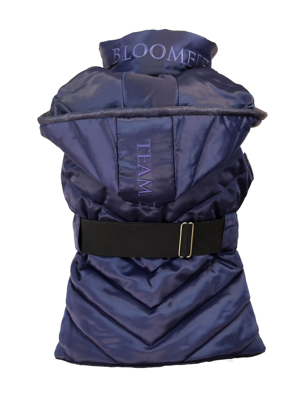 Kids Ella Navy Hooded Gilet