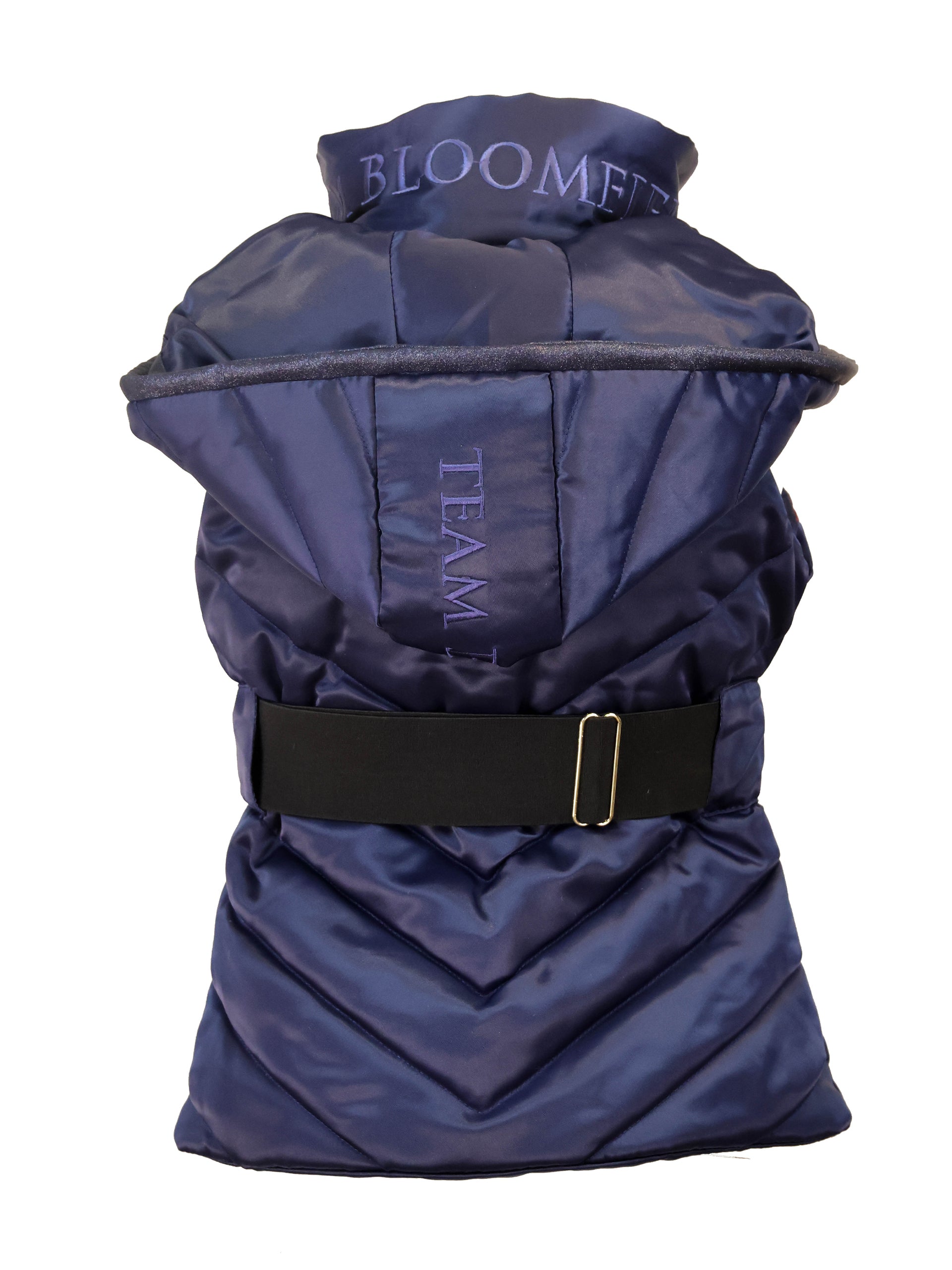 Kids Ella Navy Hooded Gilet