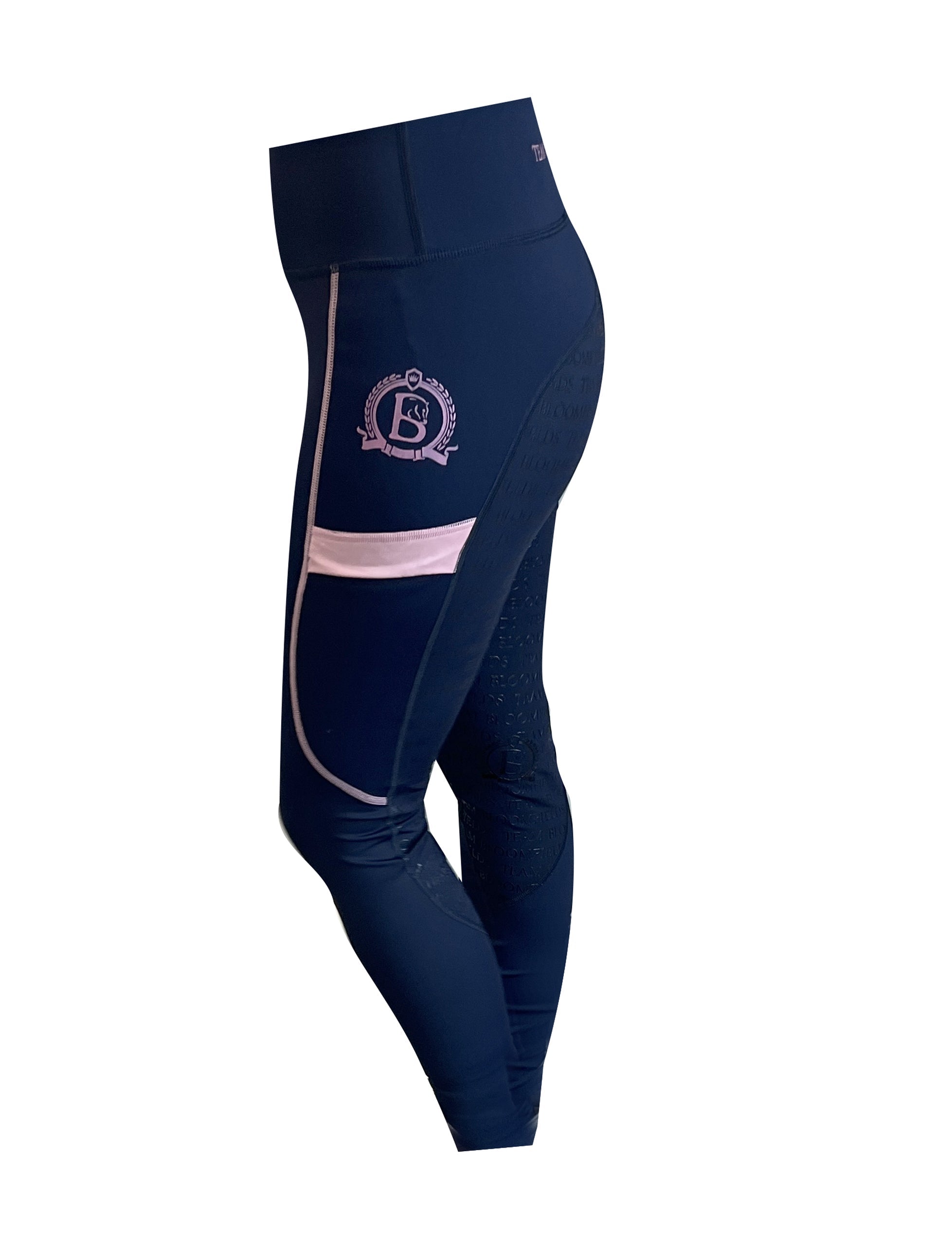 Kids Leonora Navy & Pink Leggings