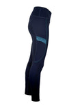 Kids Leonora Navy & Peacock Leggings