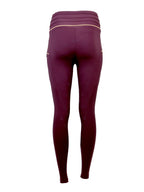 Maya Pleated Mulberry Leggings