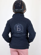 Kids Selena Navy Fleece Jacket