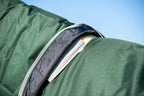 100g Detachable Neck Turnout Rug - Hunter Green