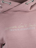 Amelia Heather Cross Necked Hoodie