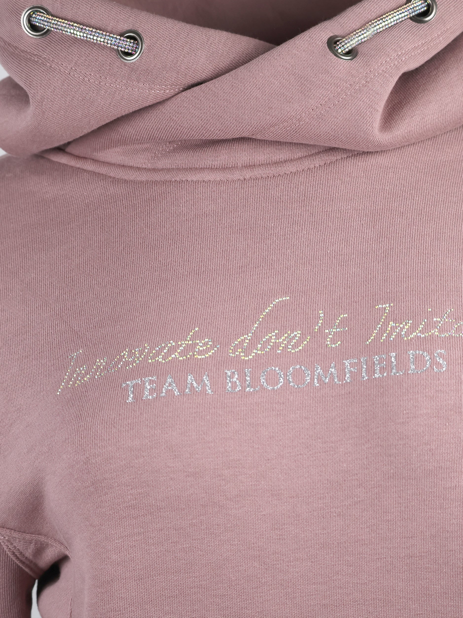 Amelia Heather Cross Necked Hoodie