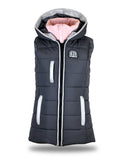 Kids Legacy Grey & Pink Gilet