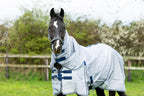 Nylon Fly Cool Rug - Grey/Navy