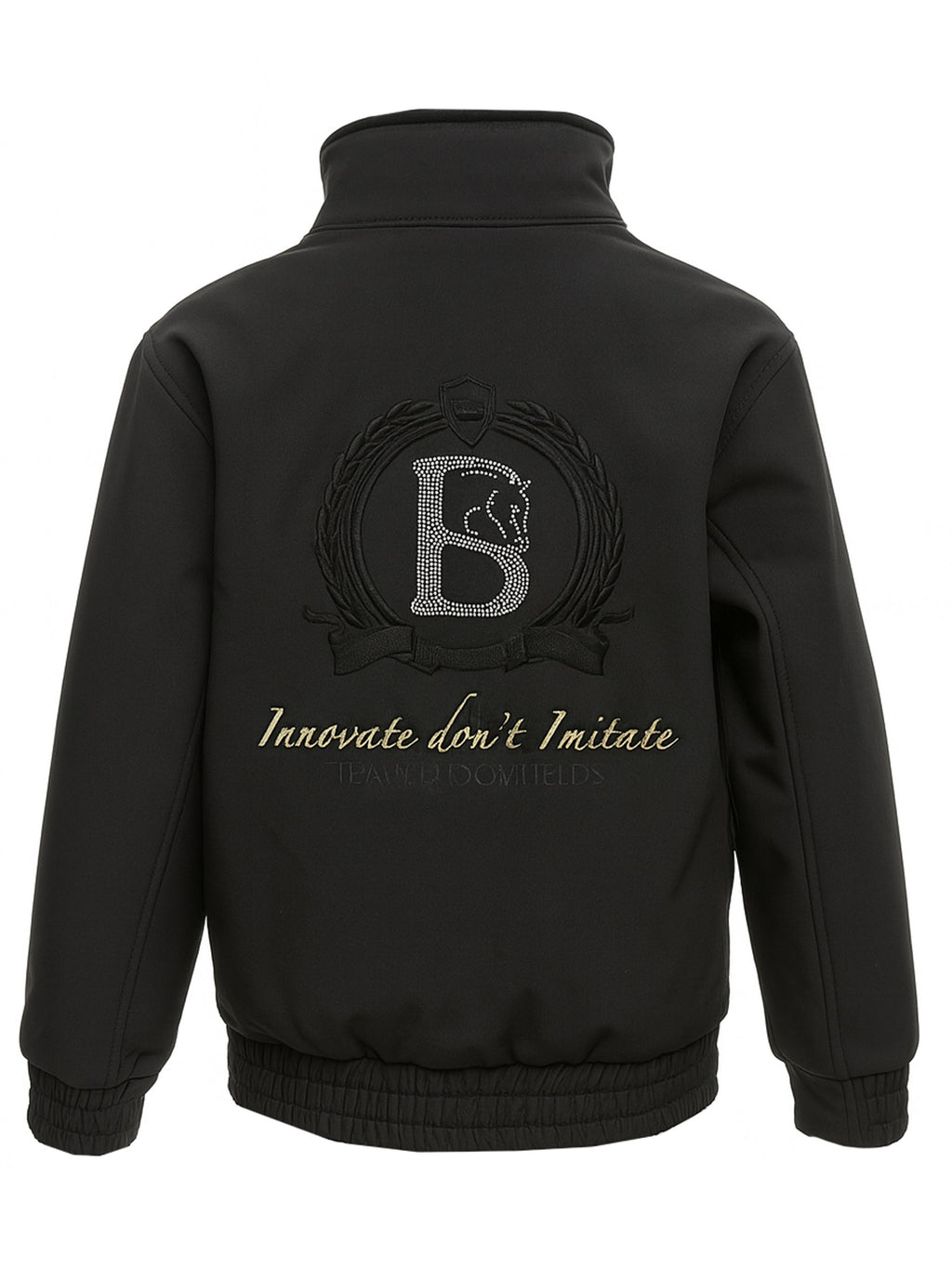Kids Felicity Black Showerproof Jacket