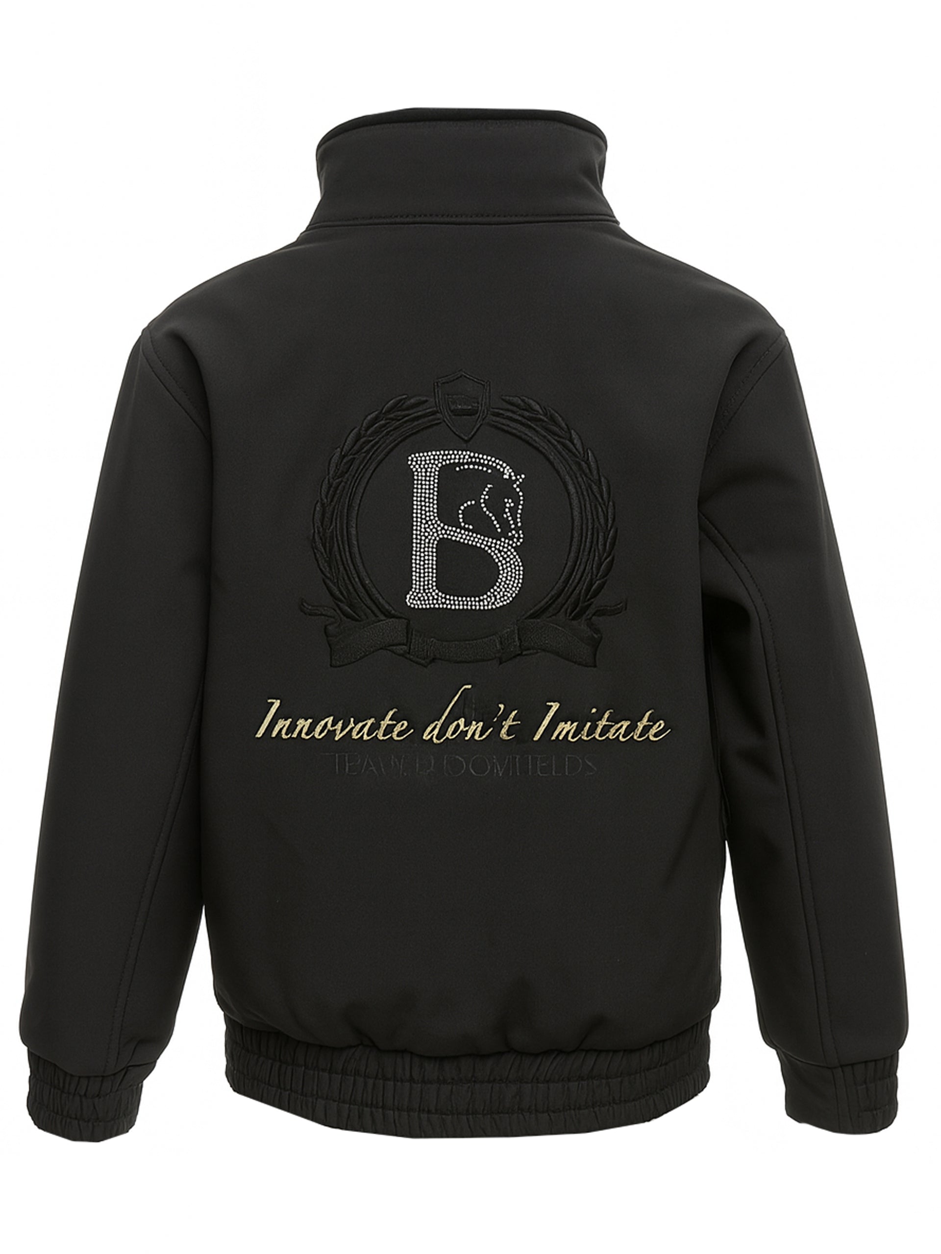 Kids Felicity Black Showerproof Jacket