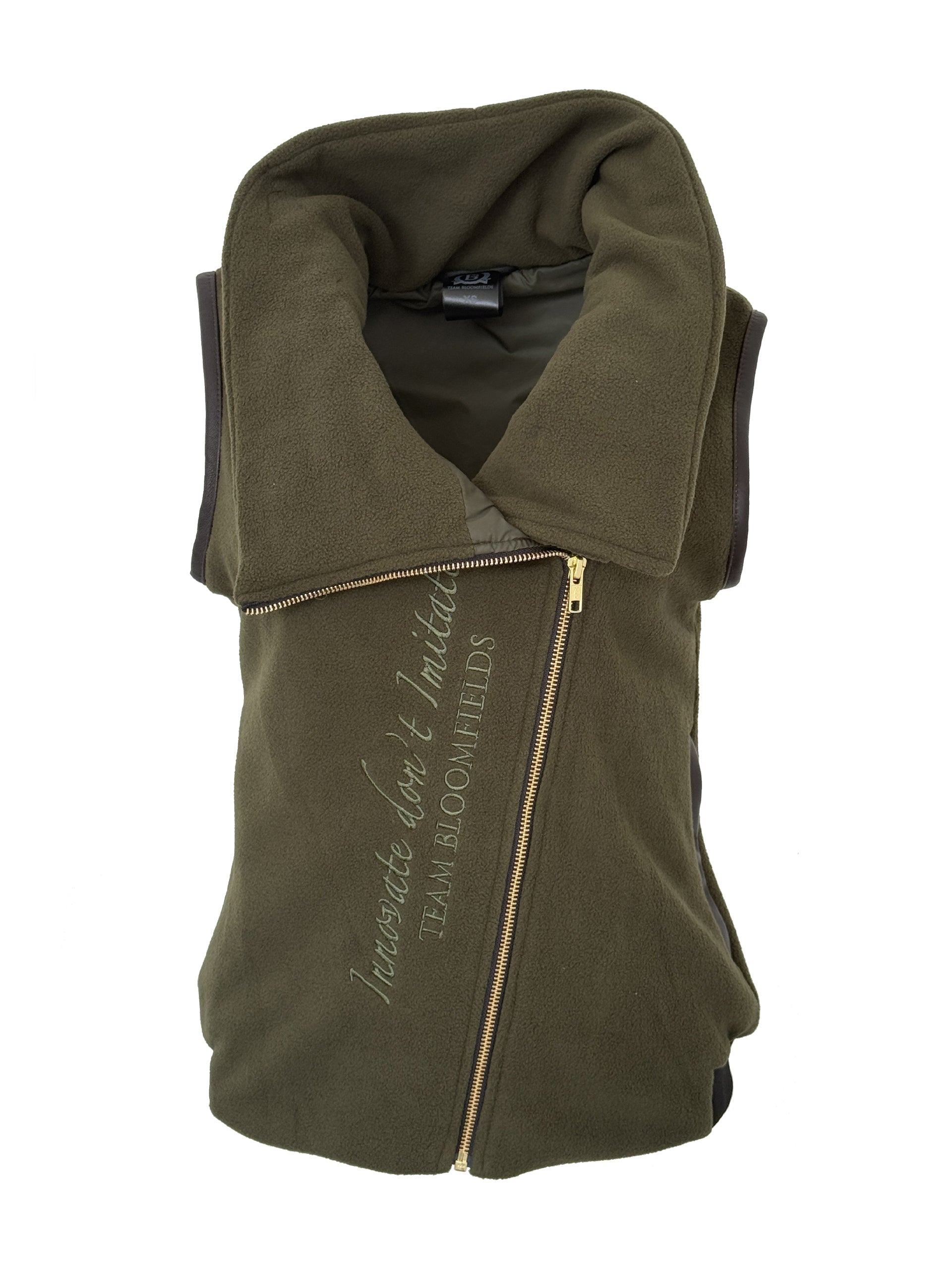 Sienna Country Fleece Olive Gilet