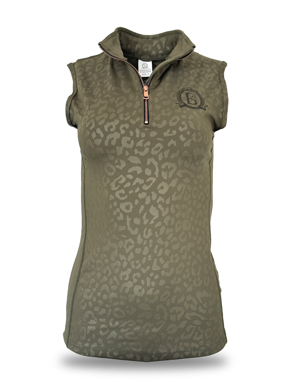 Kids Leonora Olive Sleeveless Base Layer