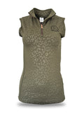 Kids Leonora Olive Sleeveless Base Layer