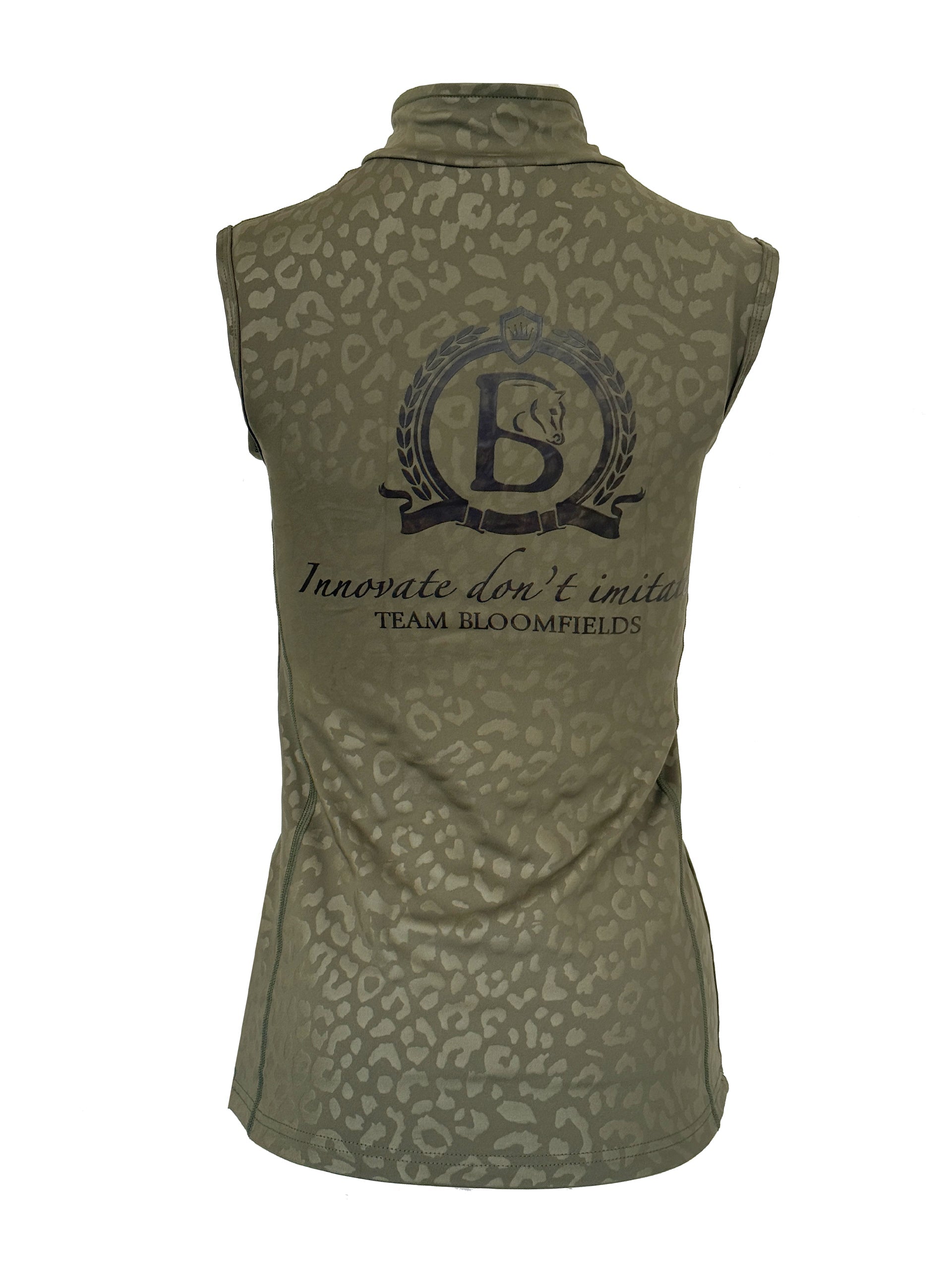 Kids Leonora Olive Sleeveless Base Layer