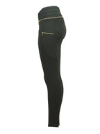 Kids Maya Olive Pleated leggings