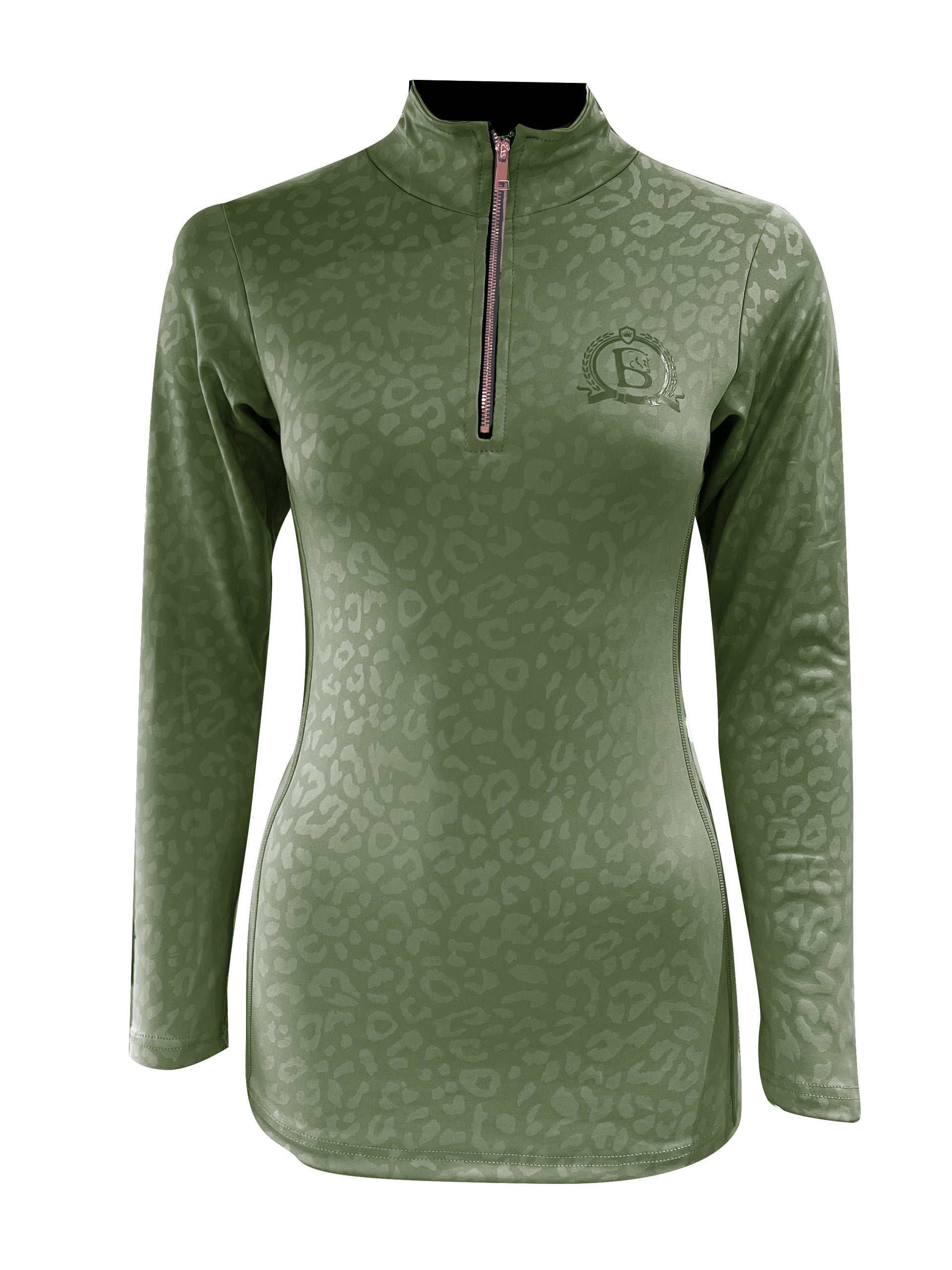 Kids Leonora Olive Base Layer With Long Sleeves