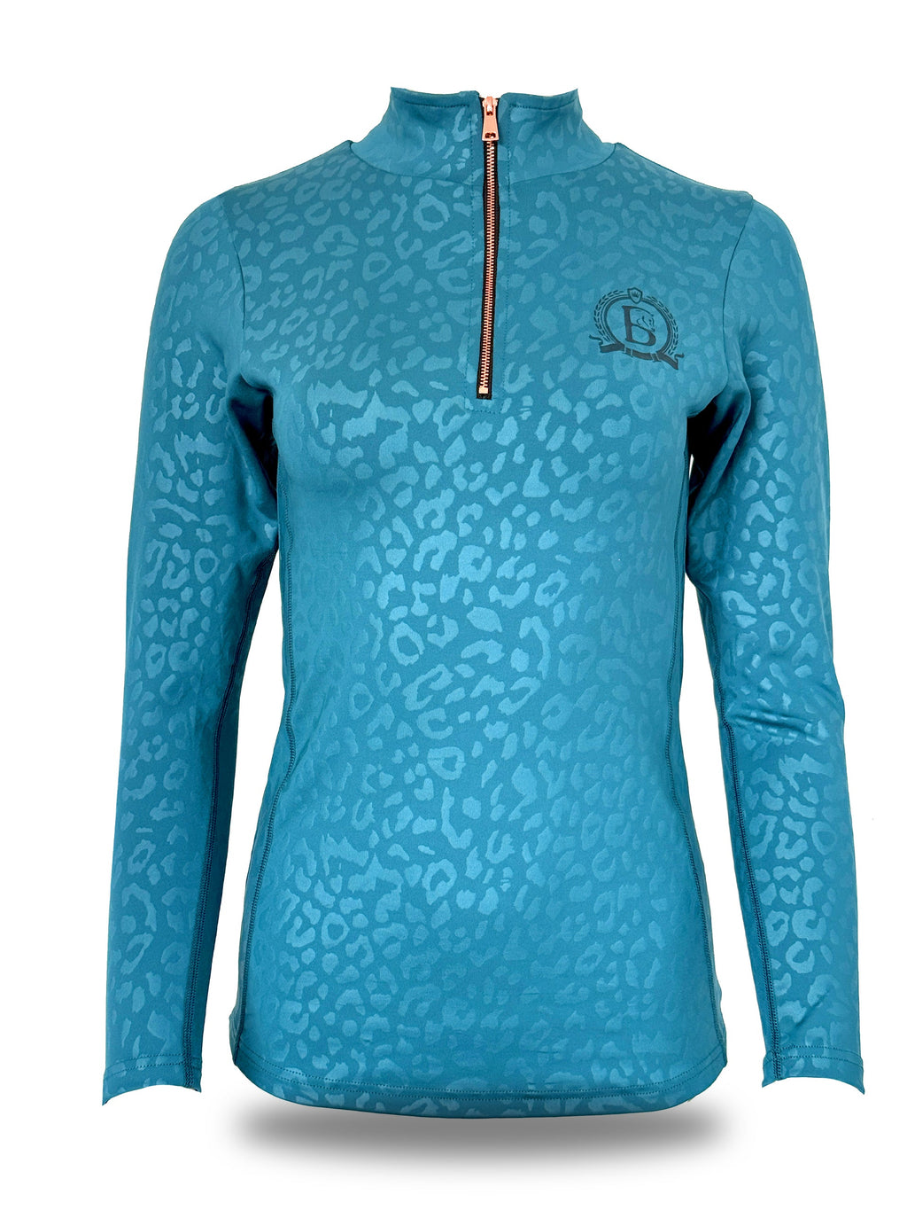 Leonora Peacock Leopard Print Base Layer With Long Sleeves