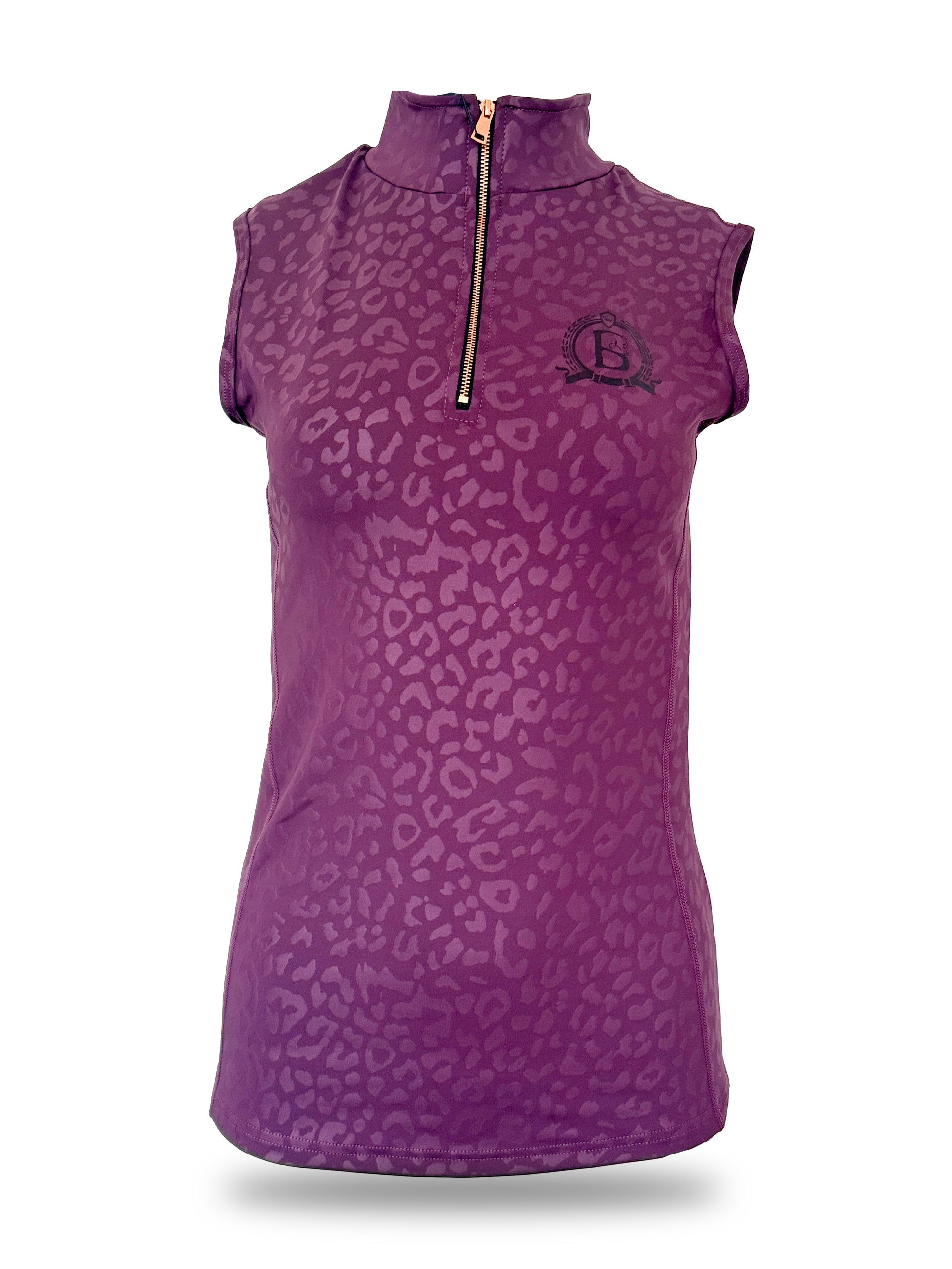 Kids Leonora Plum Sleeveless Base Layer