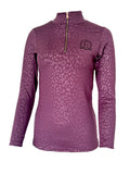 Kids Leonora  Plum Base Layer With Long Sleeves