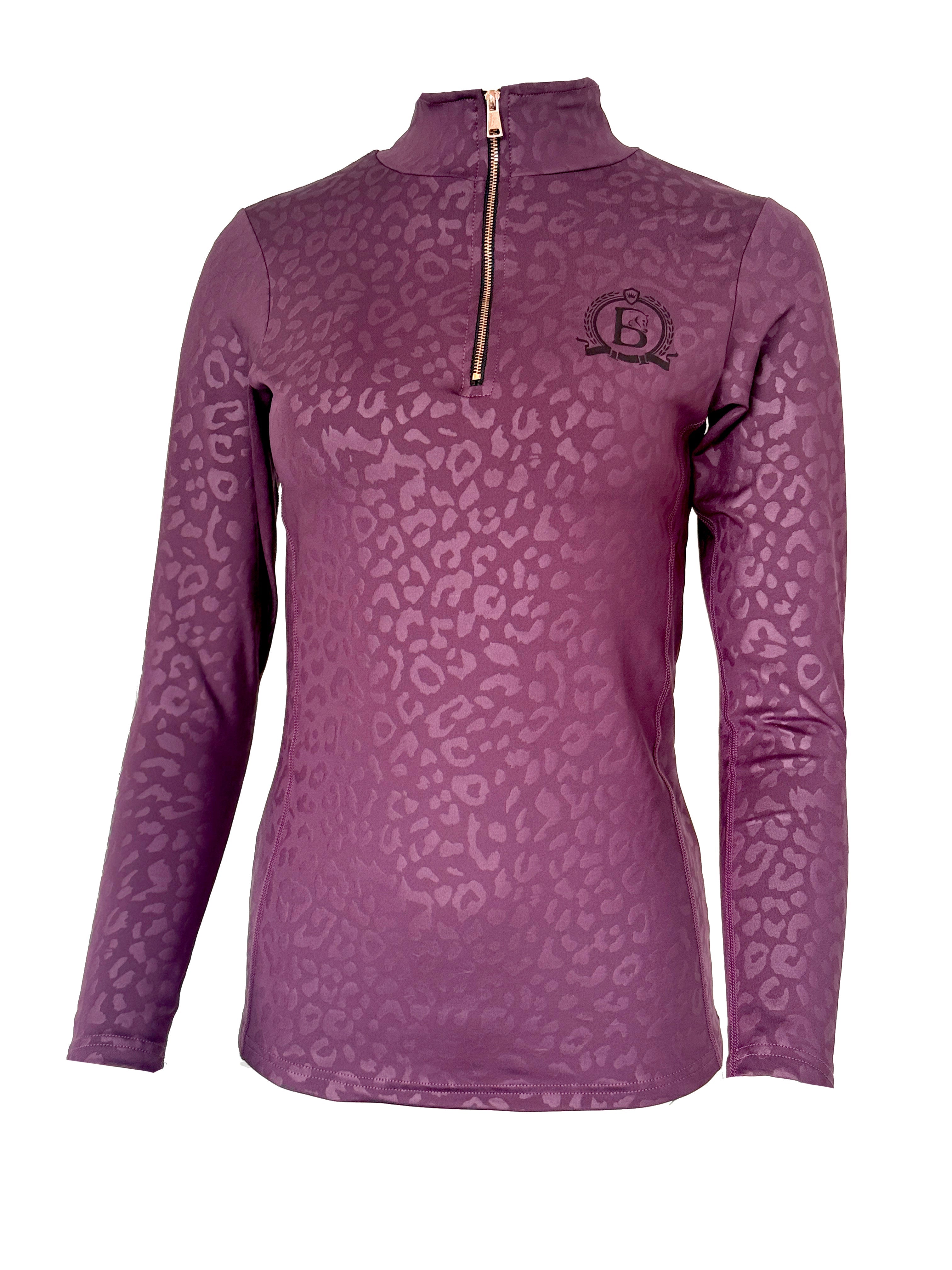 Kids Leonora  Plum Base Layer With Long Sleeves