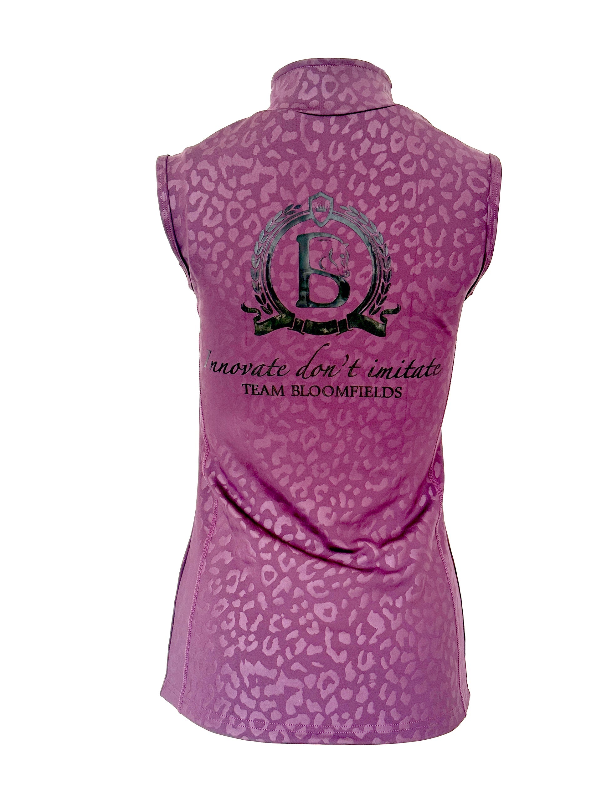 Kids Leonora Plum Sleeveless Base Layer